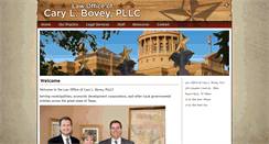 Desktop Screenshot of boveylaw.com
